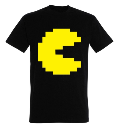 Déguishirt Pac-Man : Déguisement T-shirt de Pac-Man logo pixel