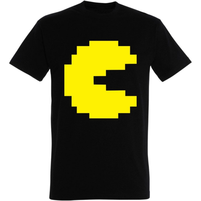 Déguishirt Pac-Man : Déguisement T-shirt de Pac-Man logo pixel
