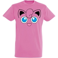 Déguishirt Pokémon Rondoudou : T-shirt déguisement rose visage Rondoudou