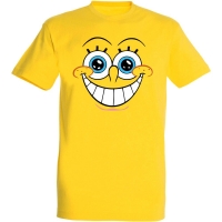 Déguishirt Bob l'Éponge : Déguisement T-shirt de Bob l'Éponge joyeux