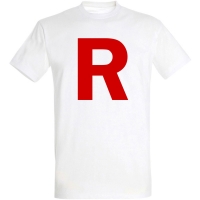 Déguishirt Pokémon Team Rocket : Déguisement T-shirt blanc Jessie James Team Rocket