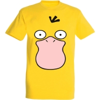 Déguishirt Pokémon Psykokwak  : T-shirt déguisement jaune visage Psykokwak