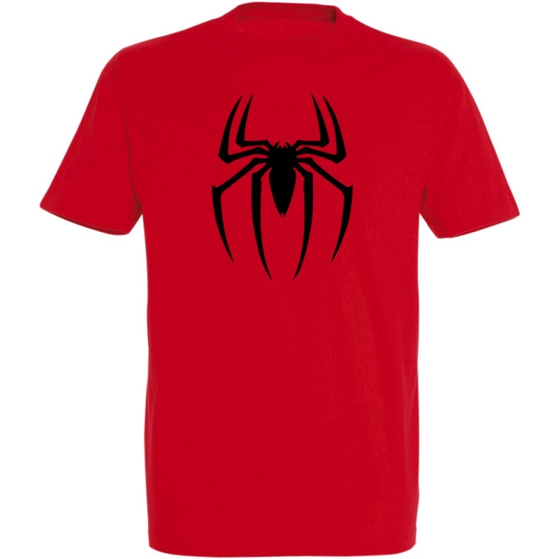 Déguishirt Super-Héros : Déguisement T-shirt rouge de Spiderman