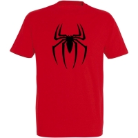 Déguishirt Super-Héros : Déguisement T-shirt rouge de Spiderman