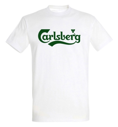 Déguishirt marque de bière : Déguisement T-shirt Carlsberg