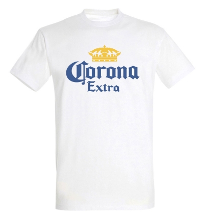 Déguishirt marque de bière : Déguisement T-shirt Corona Extra