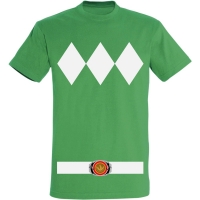 Déguishirt Power Ranger vert : Déguisement T-shirt Power Ranger vert