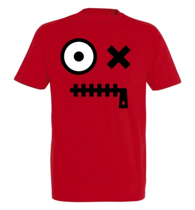 Déguishirt Futur : T-shirt Déguisement de robot rouge borgne