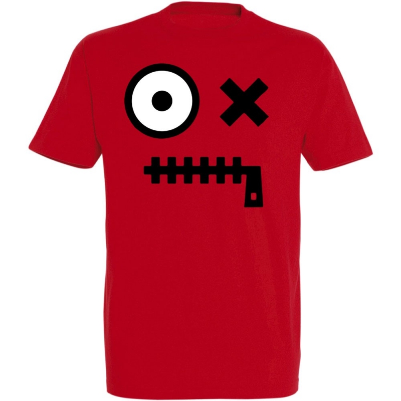 Déguishirt Futur : T-shirt Déguisement de robot rouge borgne