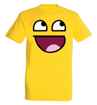 Déguishirt Fun : T-shirt Déguisement d'émoticône jaune