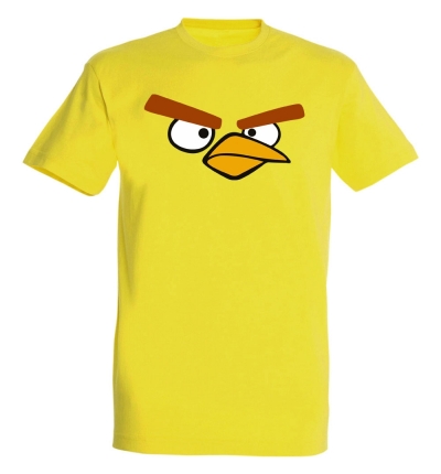 Déguishirt Jeux Vidéo : T-shirt Déguisement d'Angry Birds Jaune