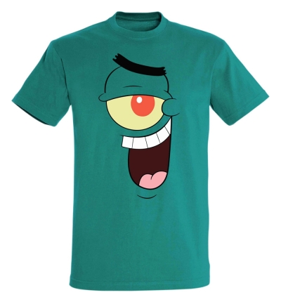 Déguishirt Bob l'Éponge : Déguisement T-shirt de Sheldon J. Plankton cool