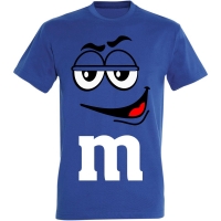 Déguishirt M&M's : Déguisement T-shirt M&M's Mister Bleu