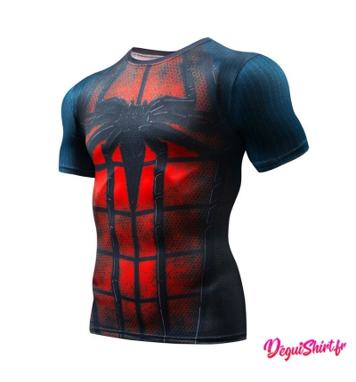 Déguishirt Spiderman : T-shirt Déguisement Avengers Marvel