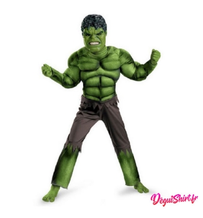 Déguisement Hulk réaliste enfant garçon